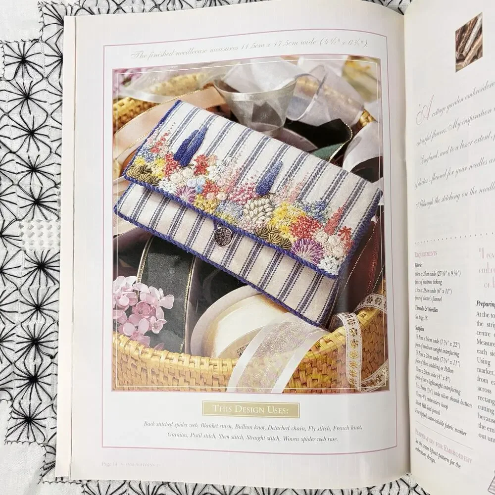 VTG Inspirations Embroidery Magazine 1999 Issue No 23 Goldwork Floral Cottage